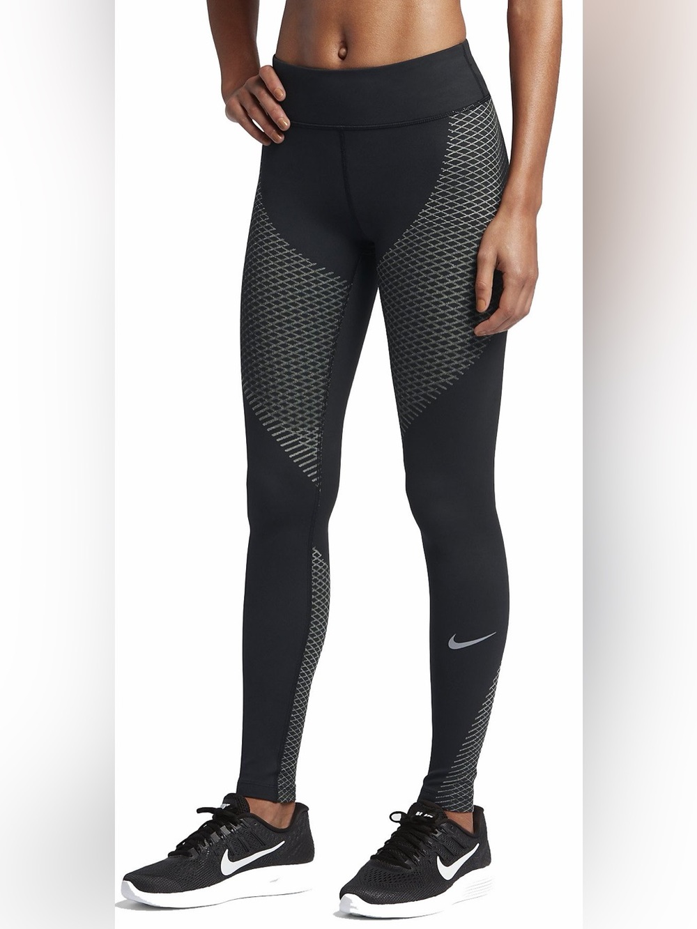 NWT Nike Women's zonal strength running tights Black Leggings size xs
